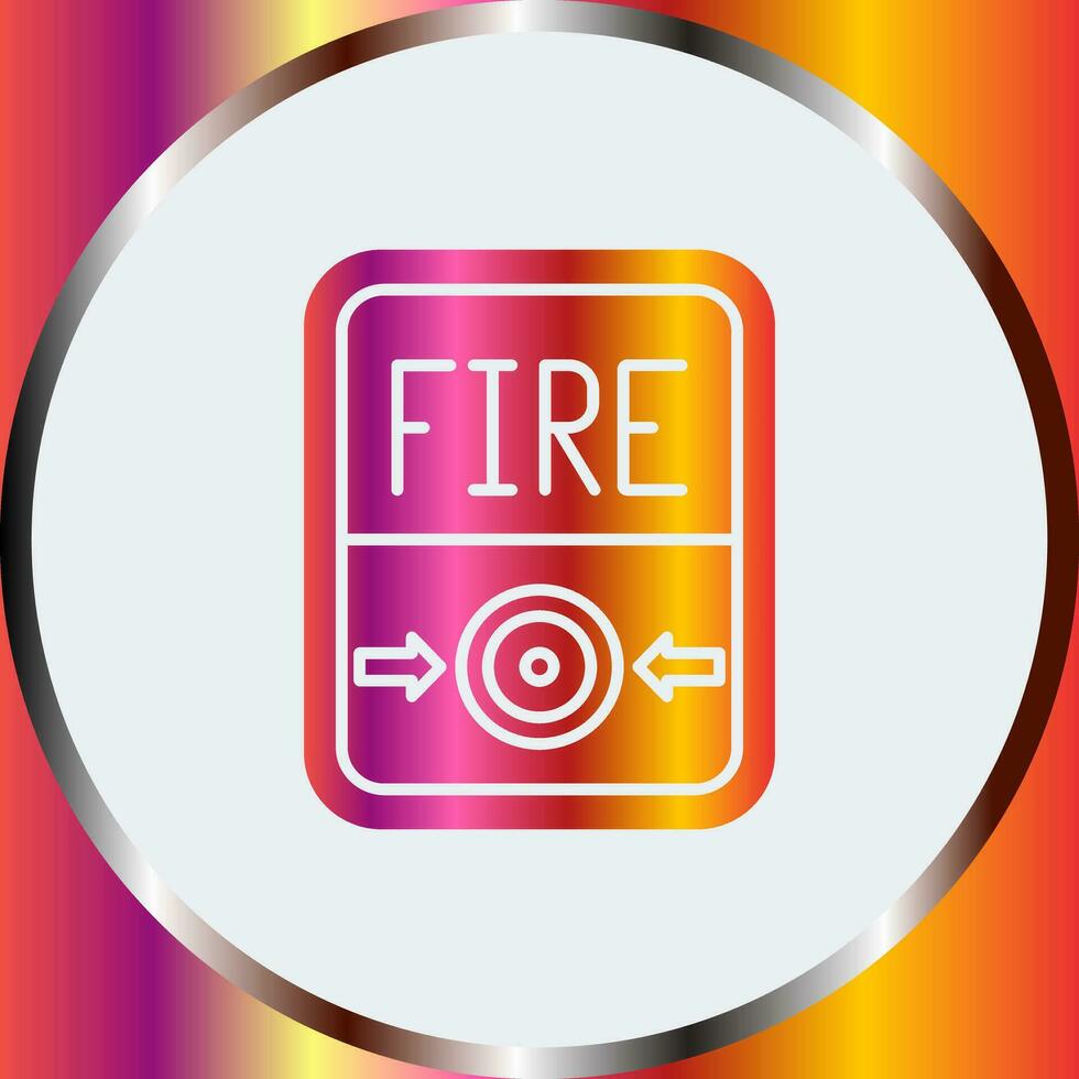 Fire Button Vector Icon