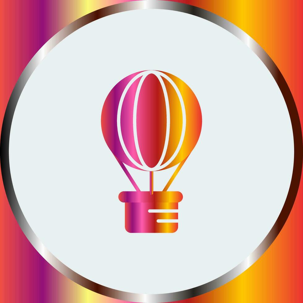 Hot Air Balloon Vector Icon