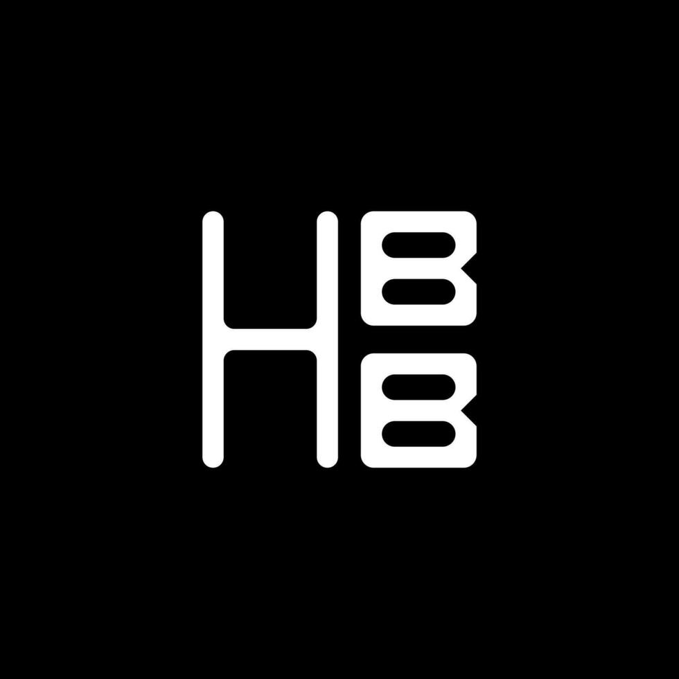 hbb letra logo vector diseño, hbb sencillo y moderno logo. hbb lujoso alfabeto diseño