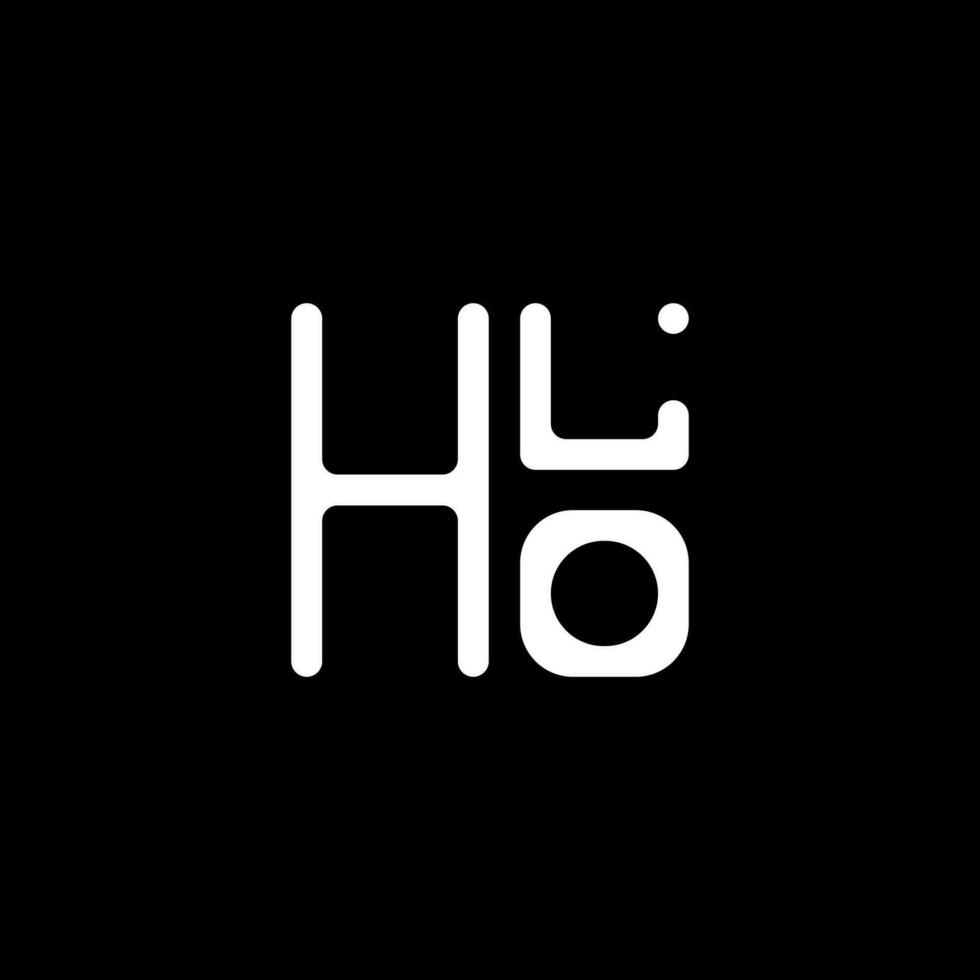 HLO letter logo vector design, HLO simple and modern logo. HLO luxurious alphabet design