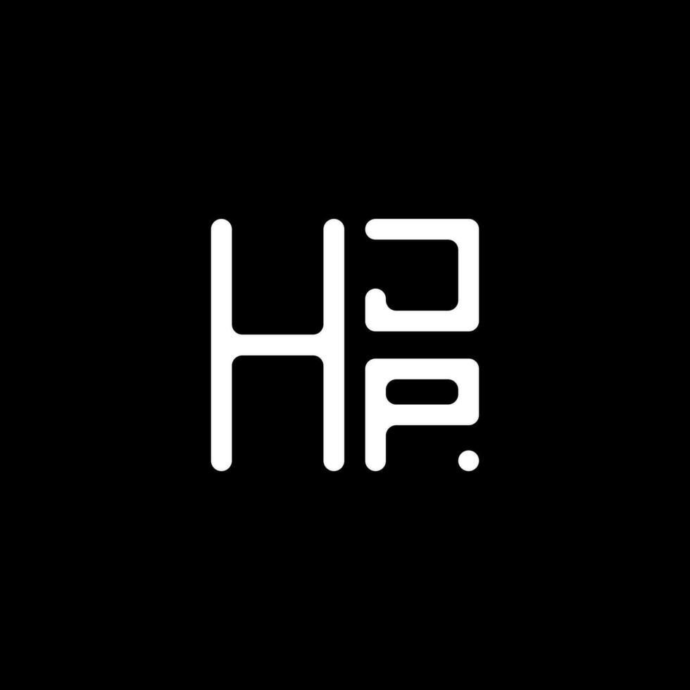 hjp letra logo vector diseño, hjp sencillo y moderno logo. hjp lujoso alfabeto diseño