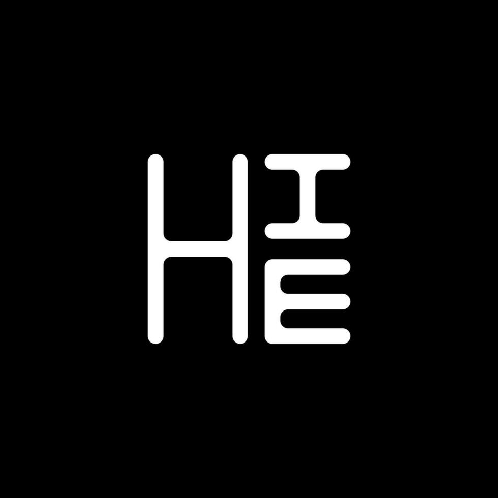 HIE letter logo vector design, HIE simple and modern logo. HIE luxurious alphabet design