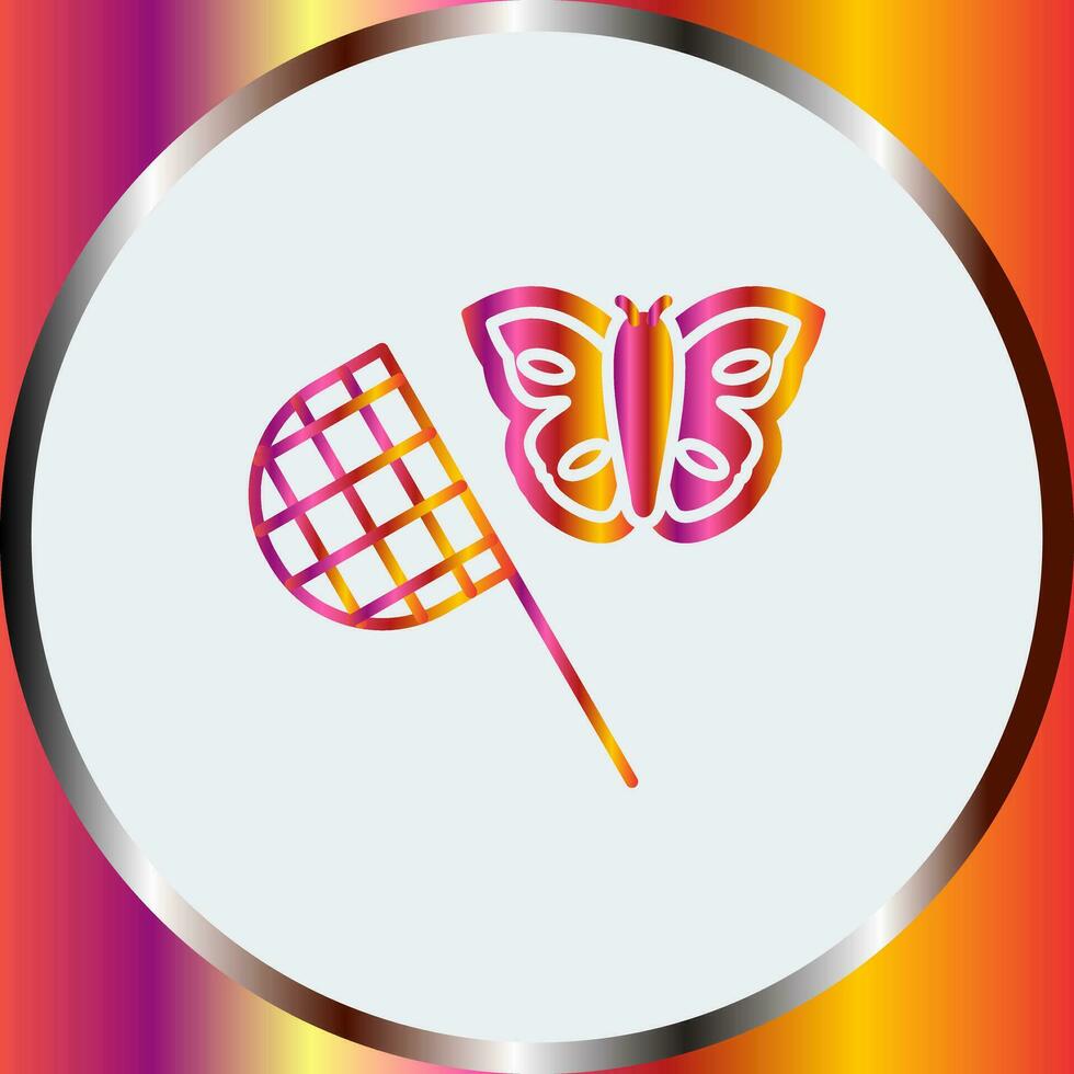 Butterfly Catcher Vector Icon