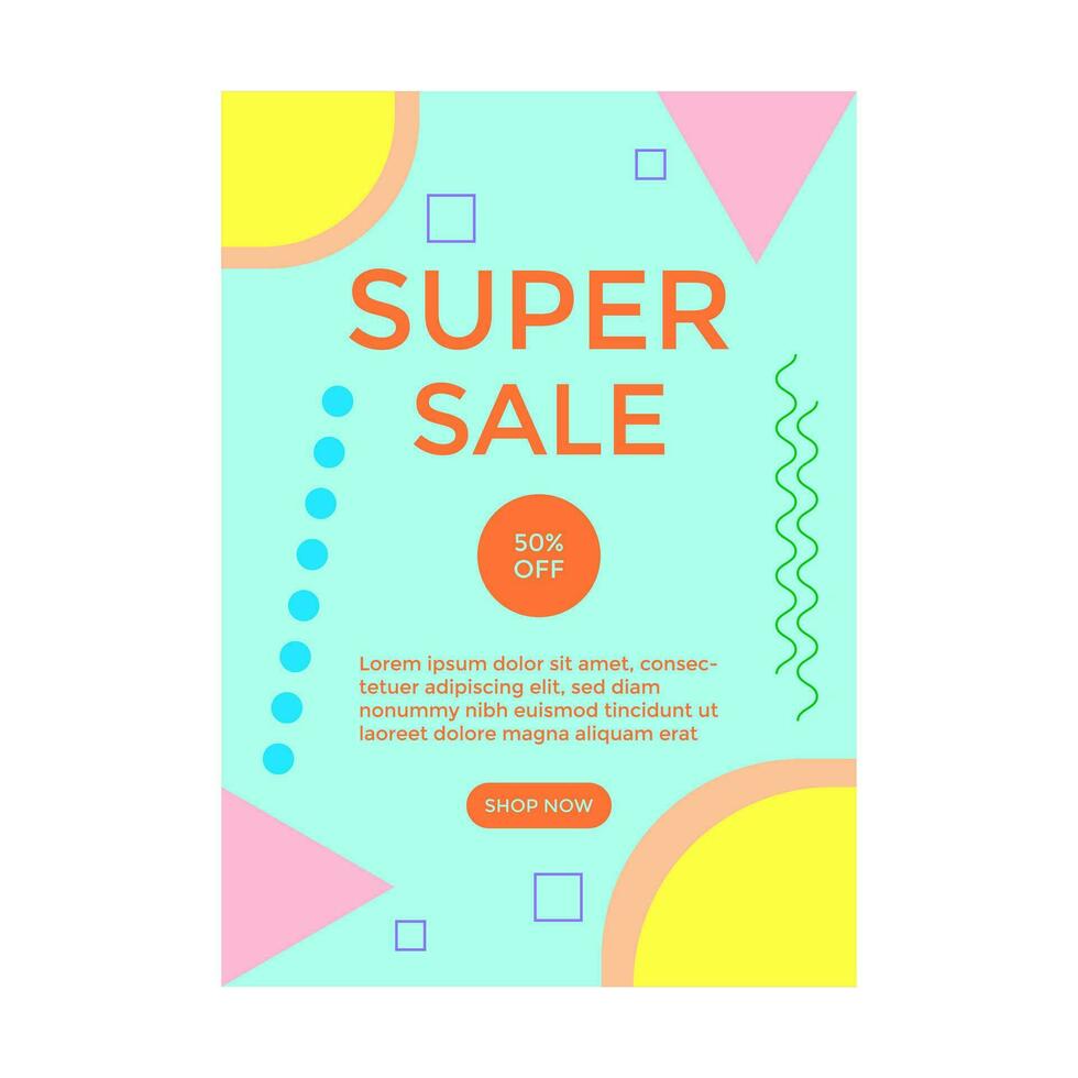 SALE OFFER AND PROMOTION DISCONT BANNER PROMOTION BACKGROUND COLORFUL TEMPLATE DESIGN VECTOR. GOOD FOR SOCIAL MEDIA POST, COVER , POSTER vector