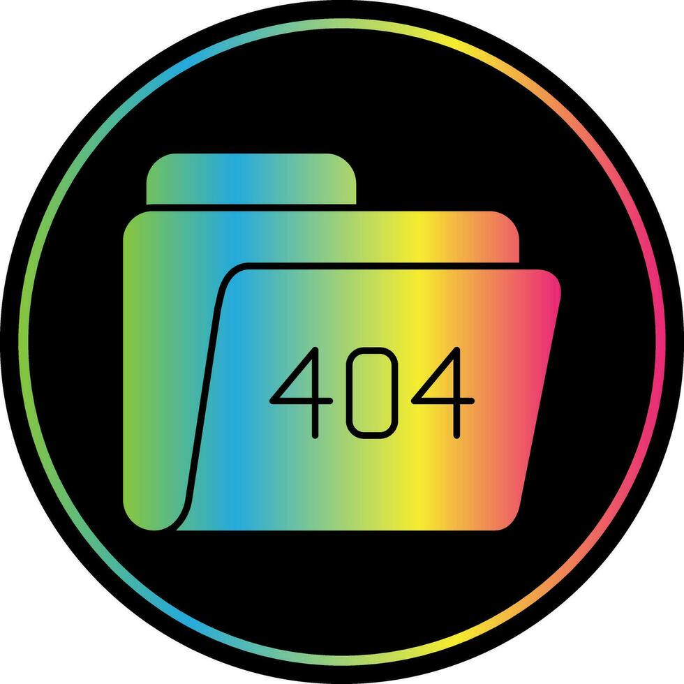404 Error Vector Icon Design