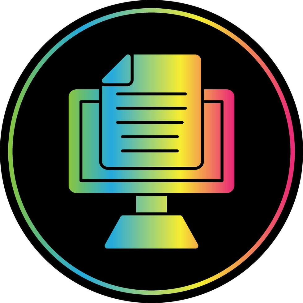 Blog Vector Icon Design