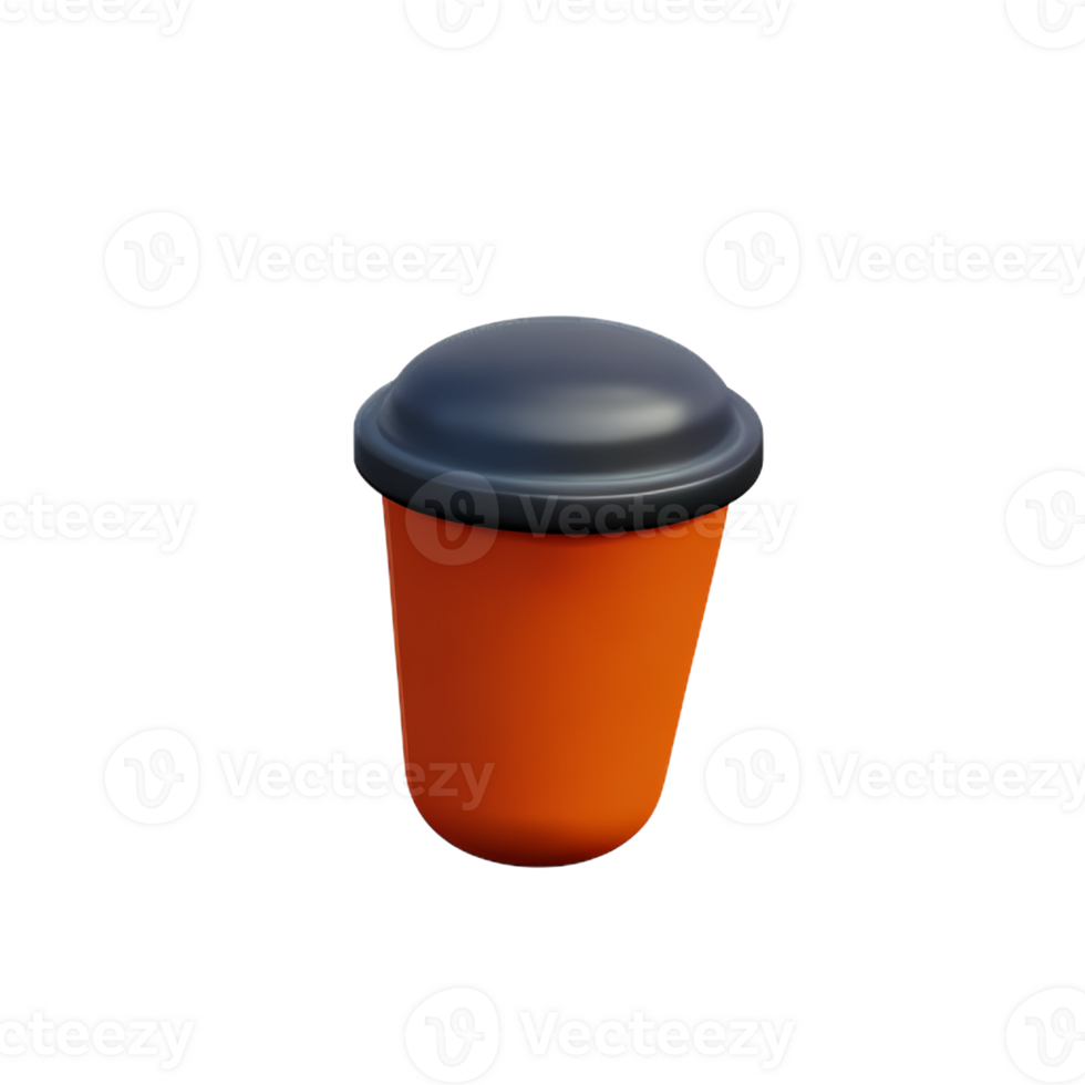 garbage 3d rendering icon illustration png