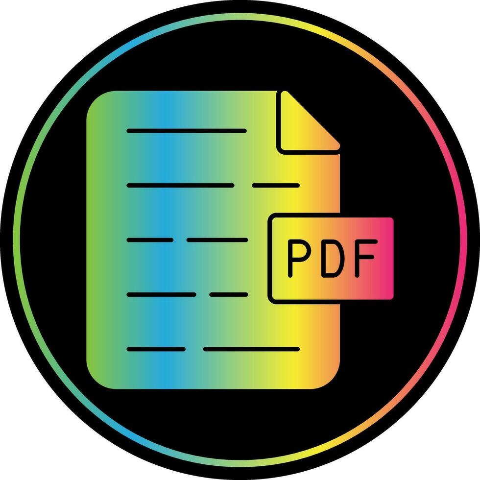 pdf documento vector icono diseño