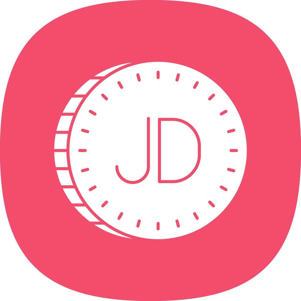 Jordanian dinar Vector Icon Design