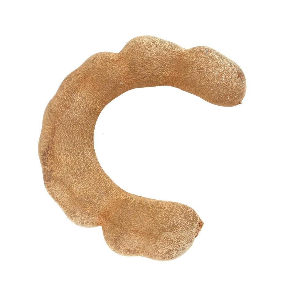 Tamarind paste on white background. photo
