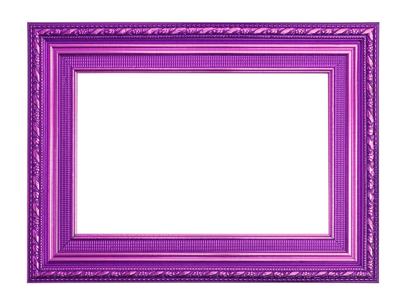 The antique frame on the black background photo