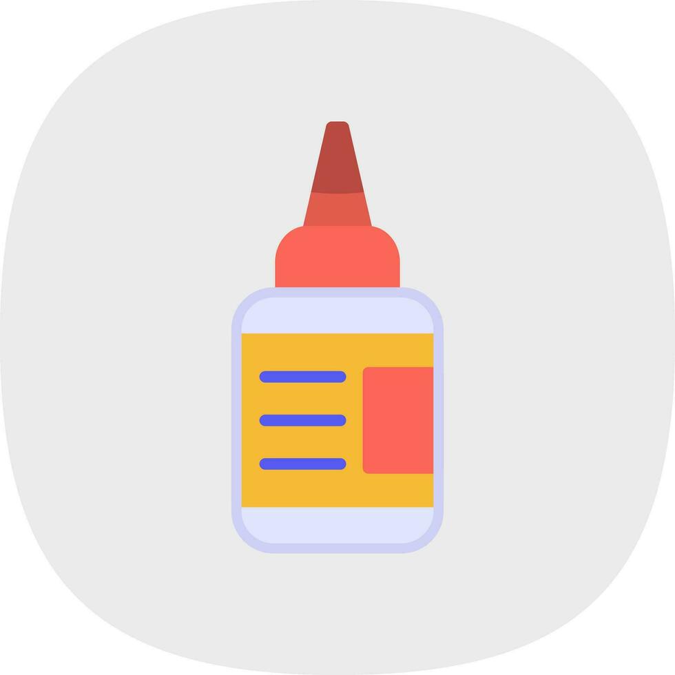 Liquid Glue Vector Icon Design