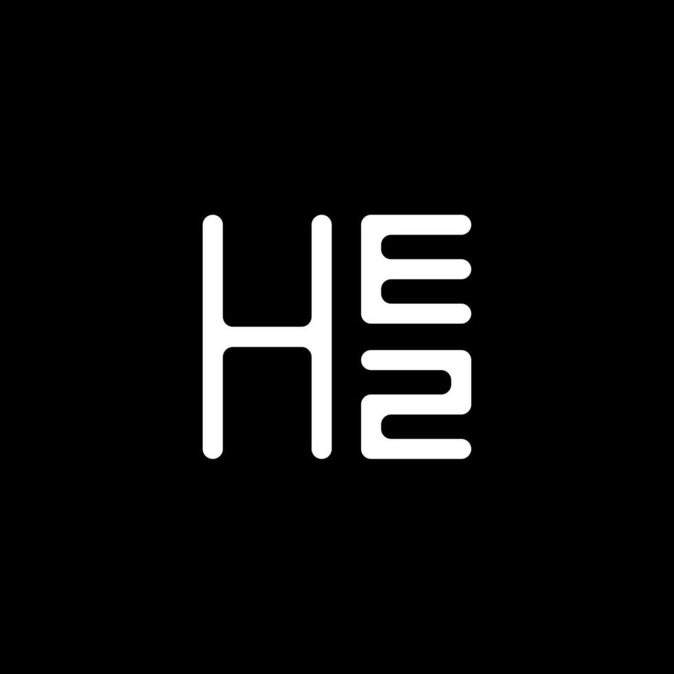 HEZ letter logo vector design, HEZ simple and modern logo. HEZ luxurious alphabet design