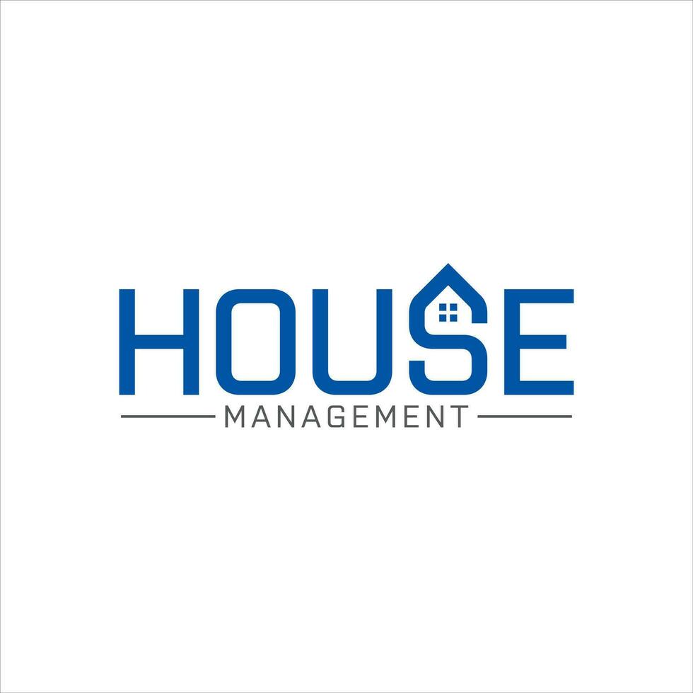 House Management Logo Vector Illustration.