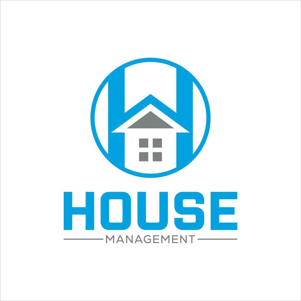 Simple, Modern and Creative House Logo Vector Illustration Template.