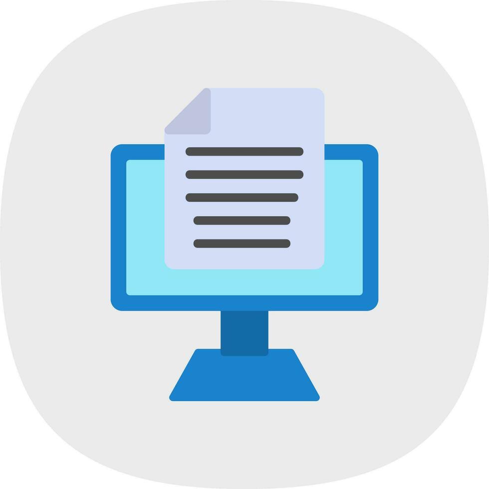 Blog Vector Icon Design