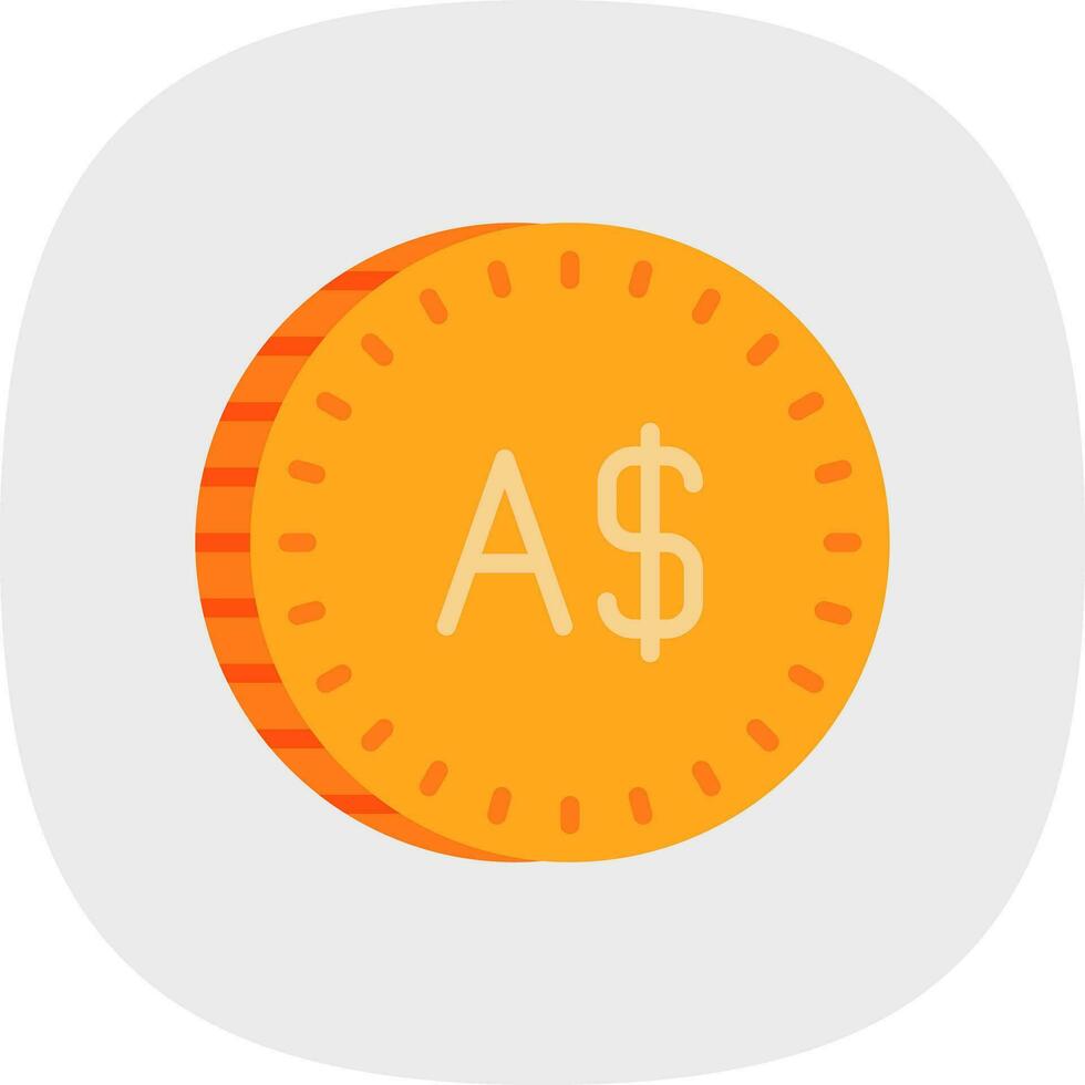 Australian Dollar Vector Icon Design