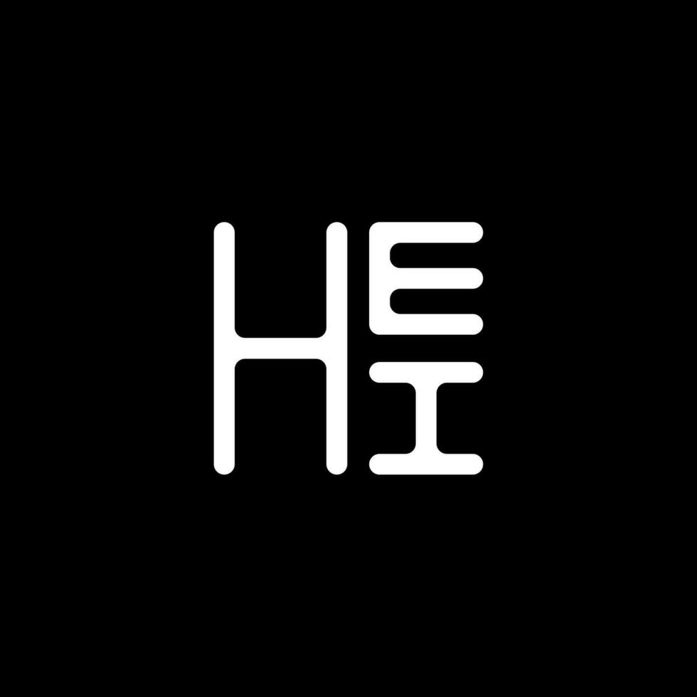 HEI letter logo vector design, HEI simple and modern logo. HEI luxurious alphabet design