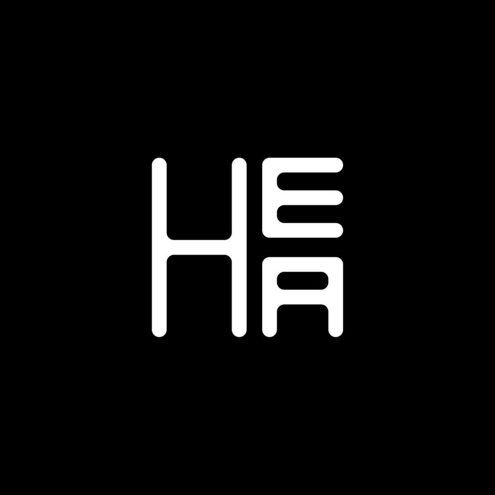HEA letter logo vector design, HEA simple and modern logo. HEA luxurious alphabet design