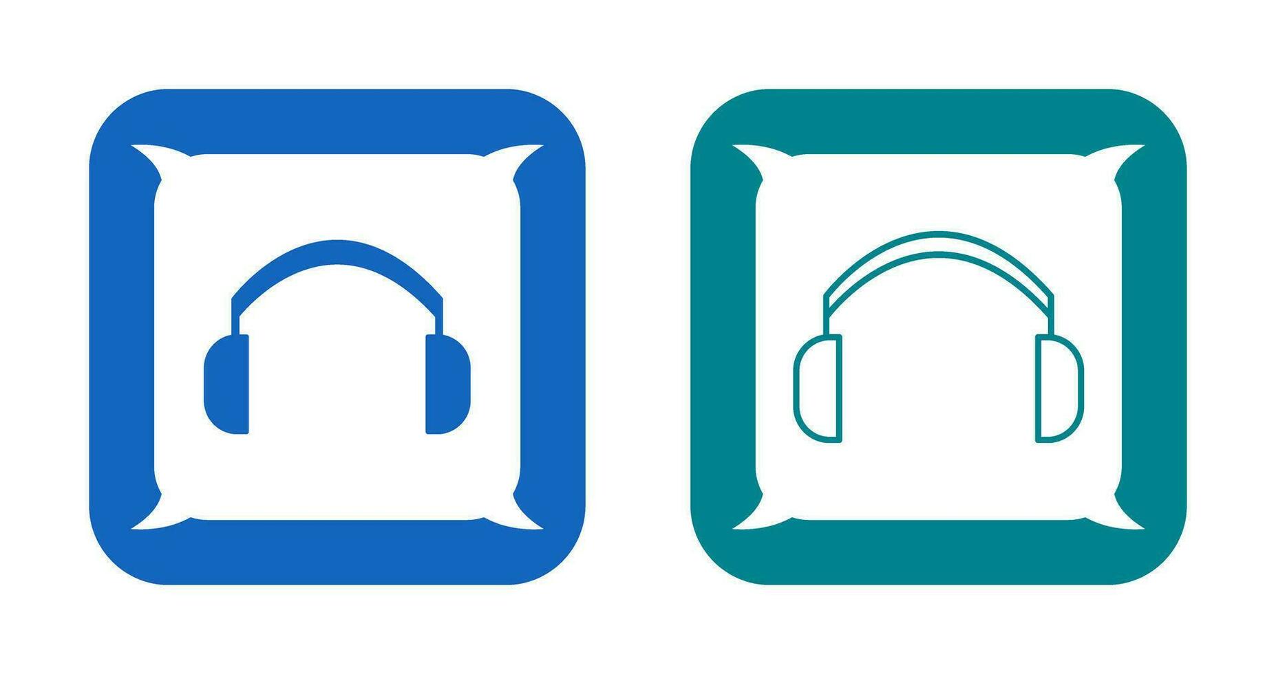 icono de vector de auriculares