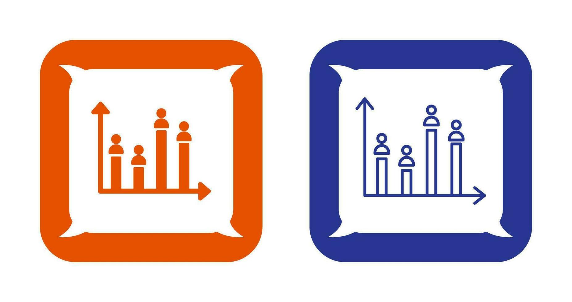 Candidate Graph Vector Icon