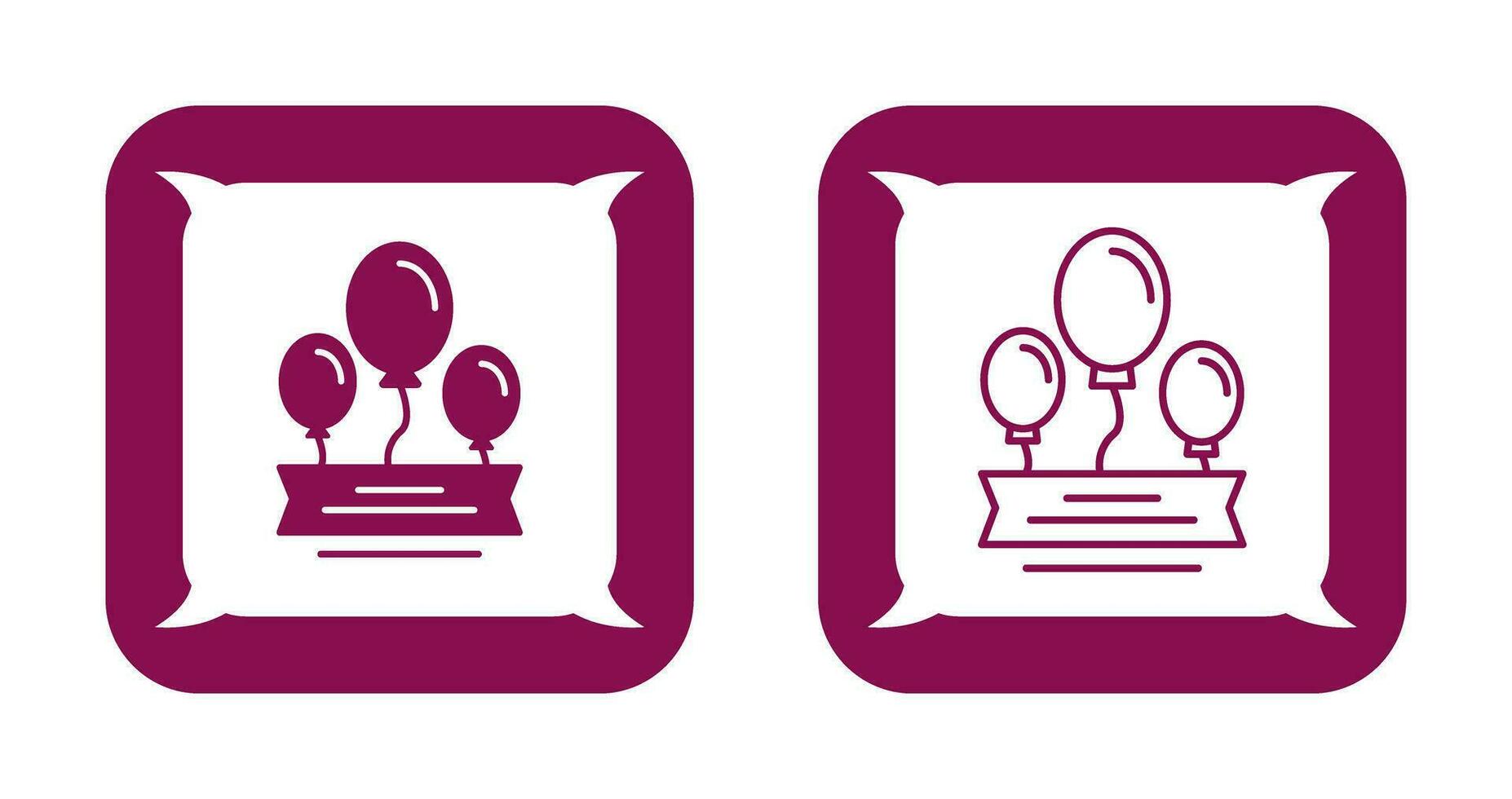 Balloons Vector Icon