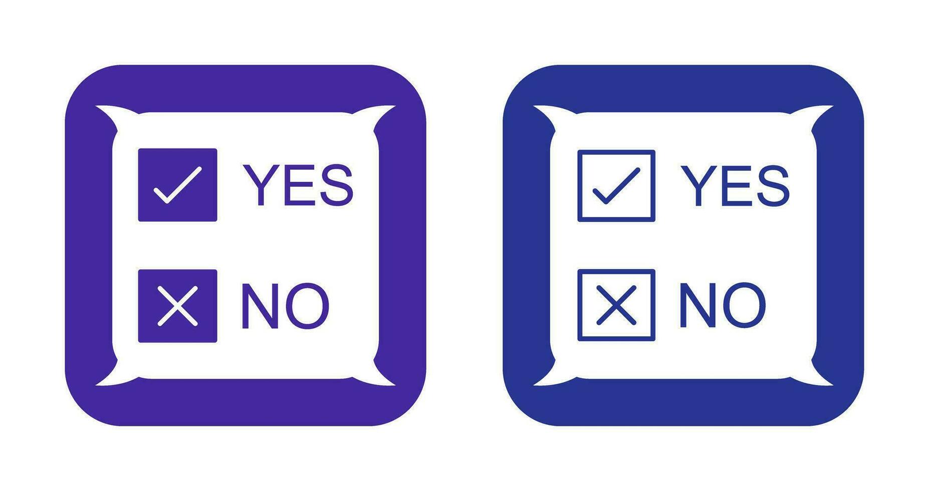 Yes No Option Vector Icon 29361665 Vector Art at Vecteezy