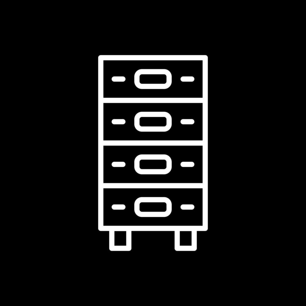 Drawer Vector Icon Design