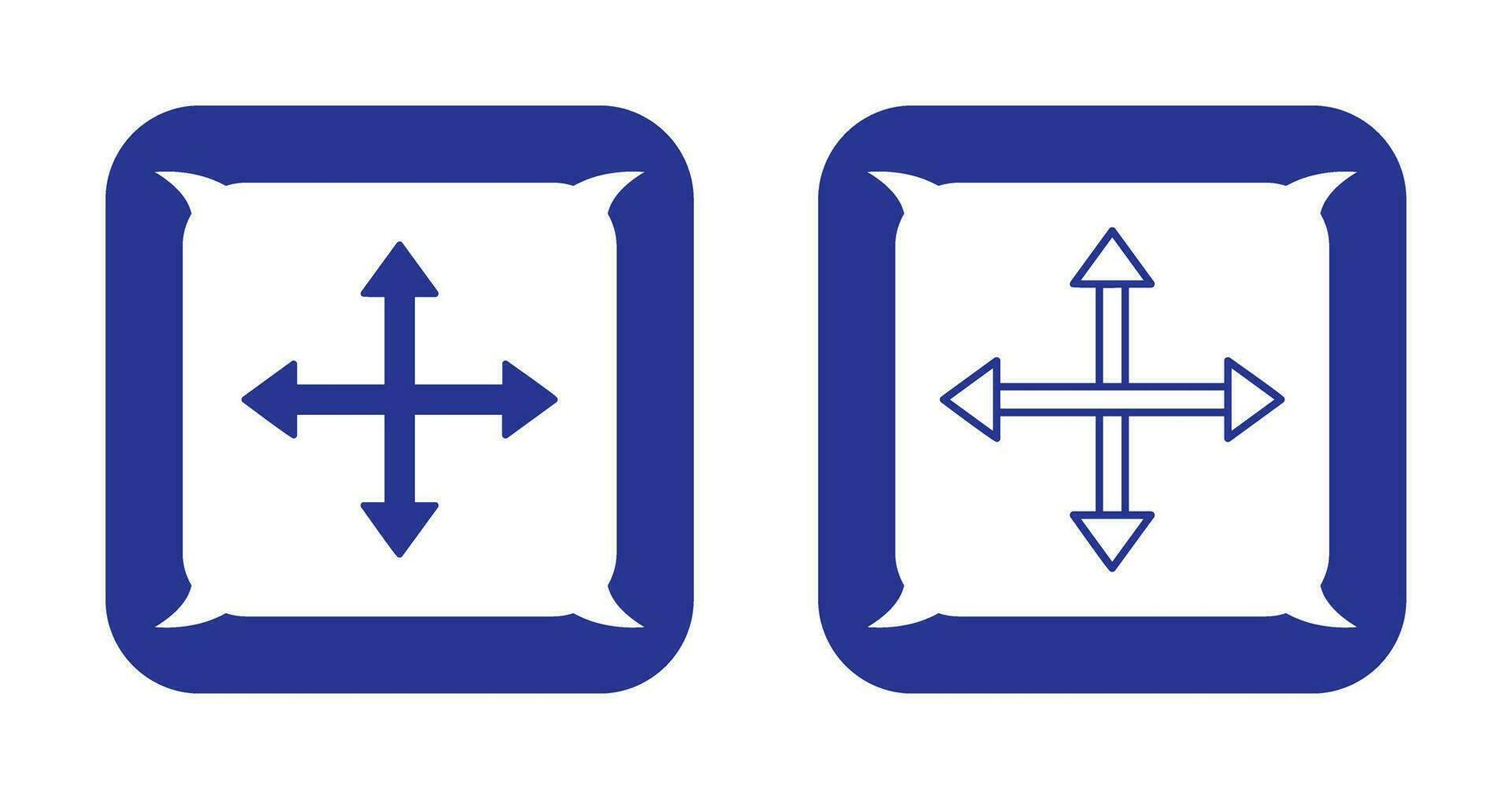 Unique Move Vector Icon
