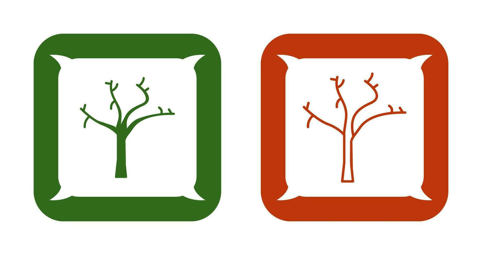 Tree with no Leaves Vector Icon