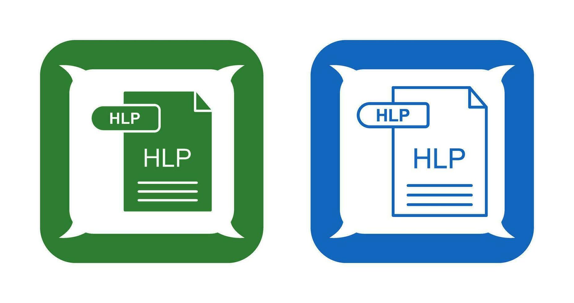 icono de vector de hlp