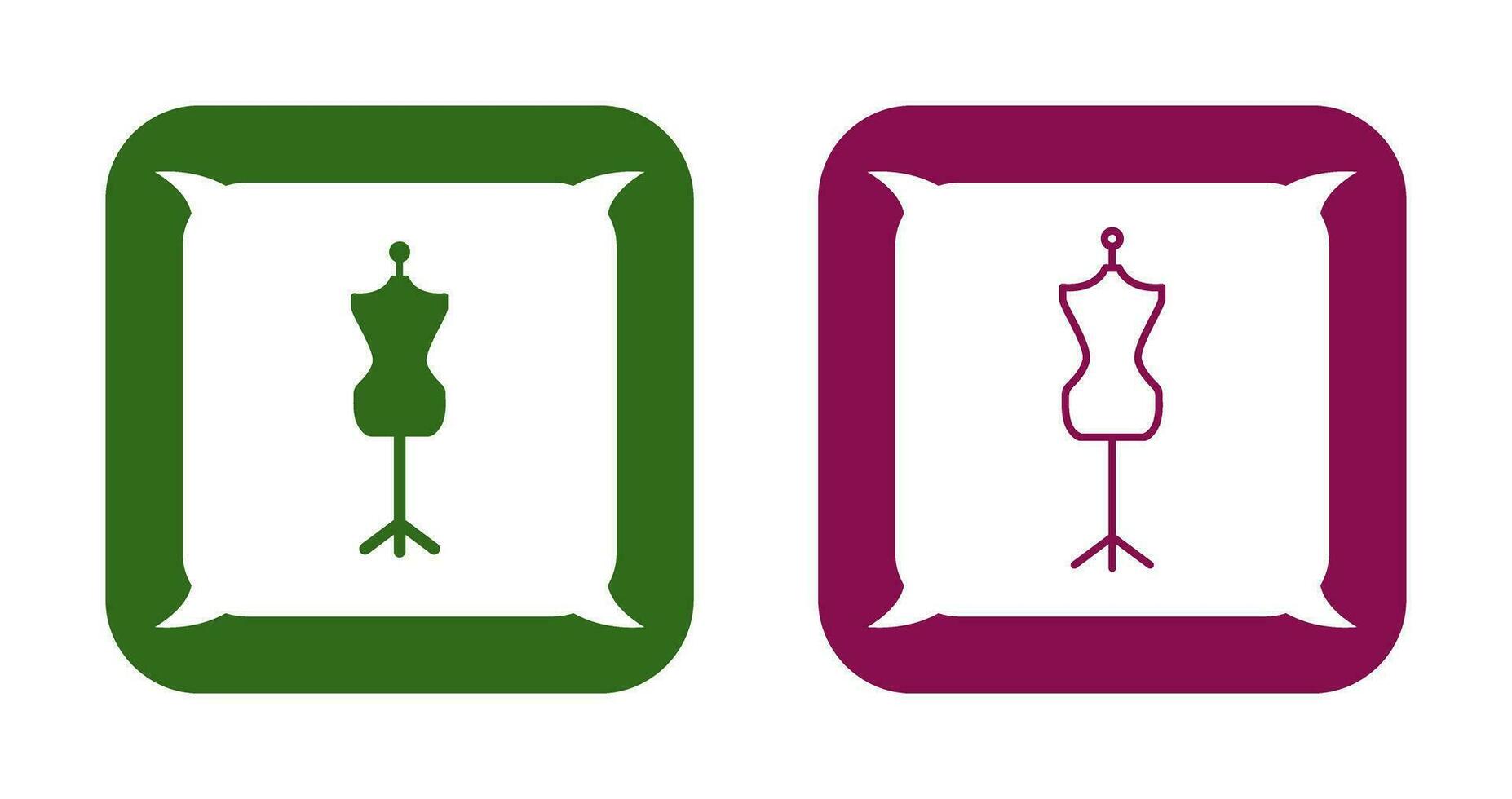 Dress Holder Vector Icon