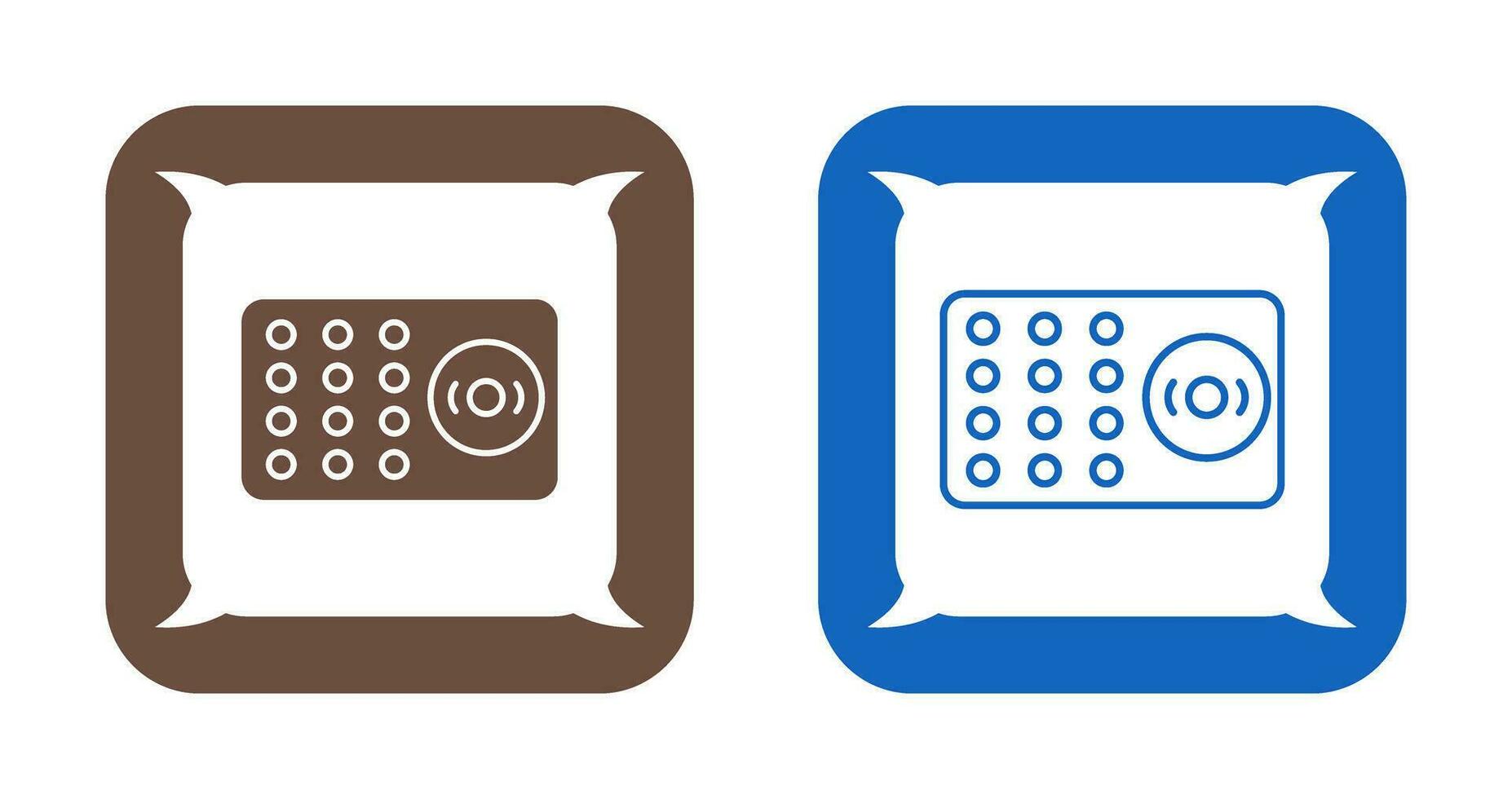 Unique Ring Alarm Vector Icon