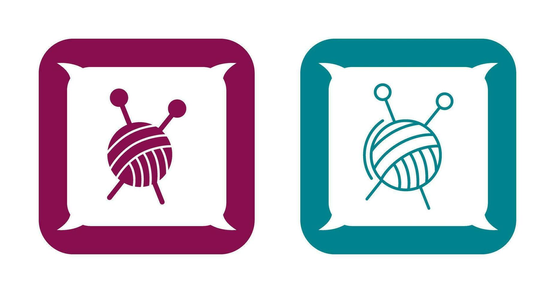 Knitting Vector Icon