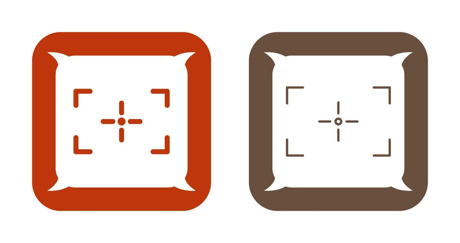 Unique Focus Vector Icon