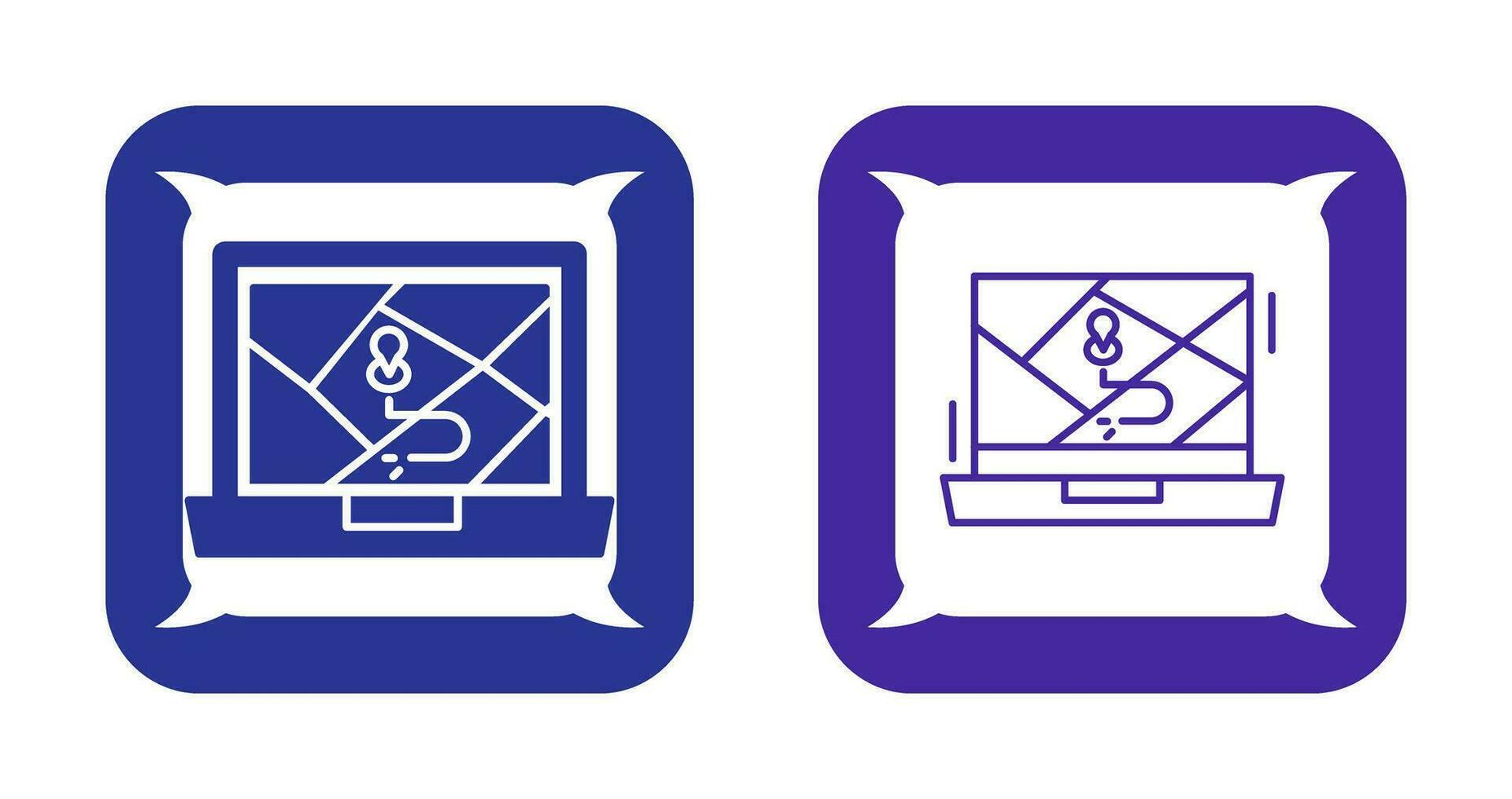 Google Map Vector Icon