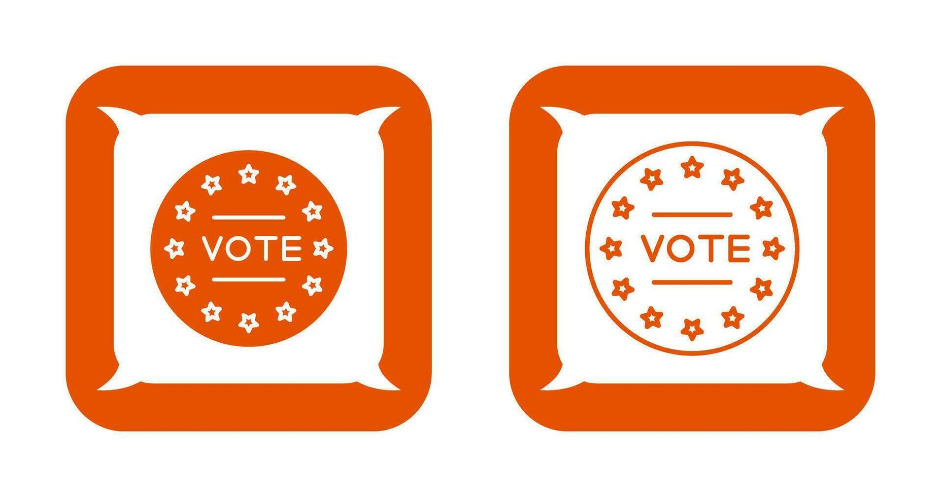 icono de vector de voto