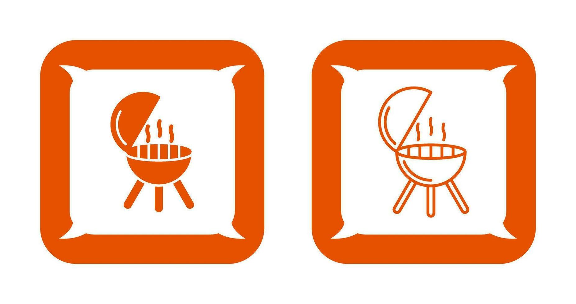 icono de vector de barbacoa