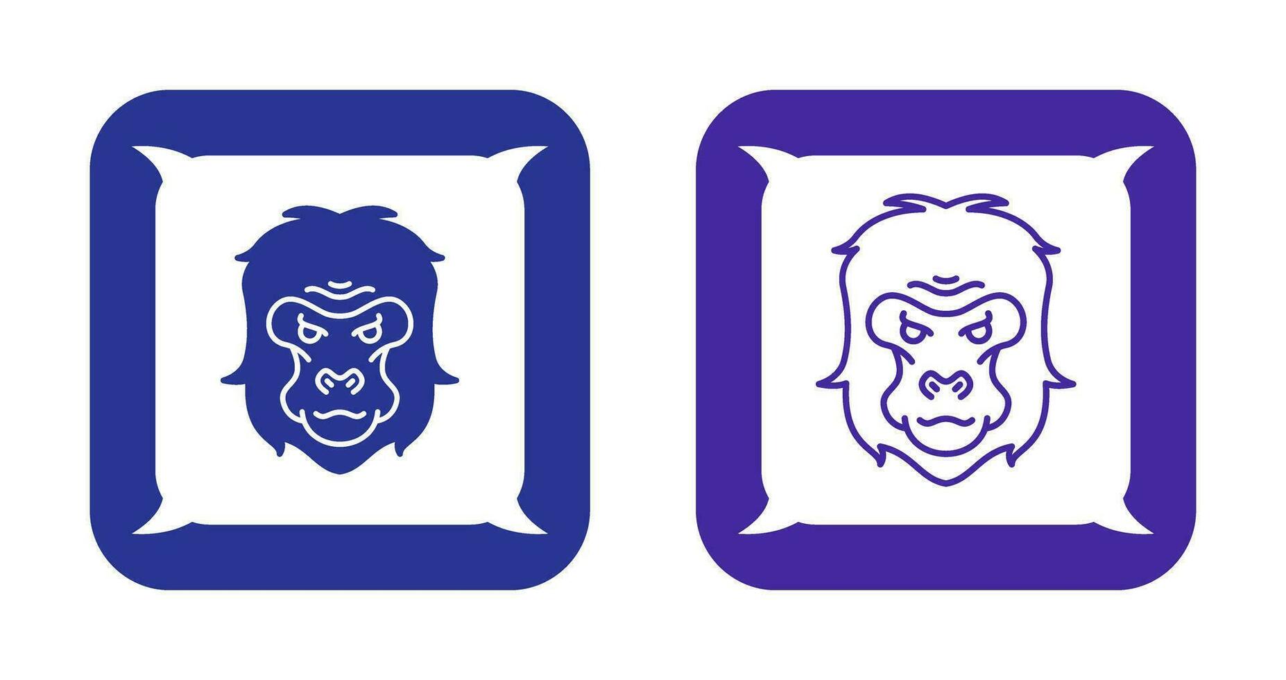 Gorilla Vector Icon