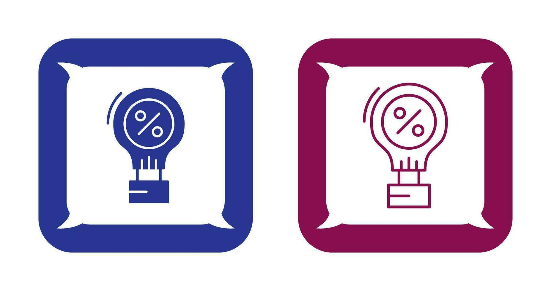 Hot Airballon Vector Icon