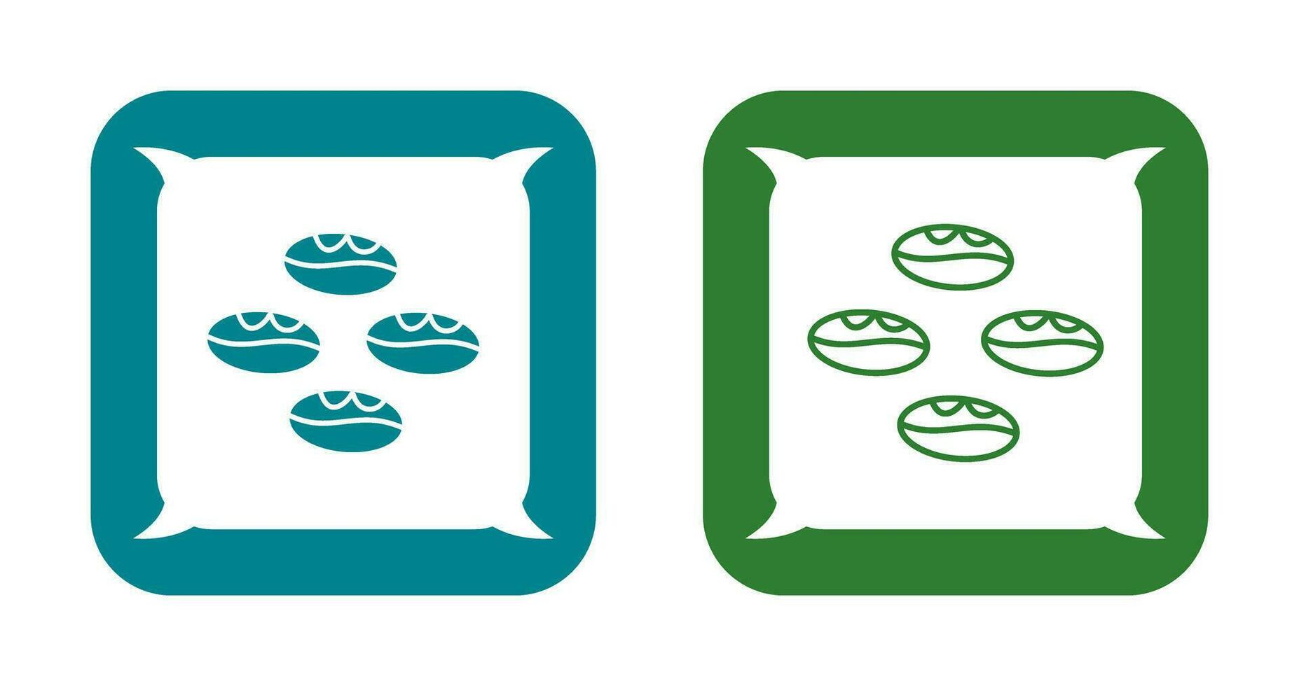 Coffee Beans Vector Icon