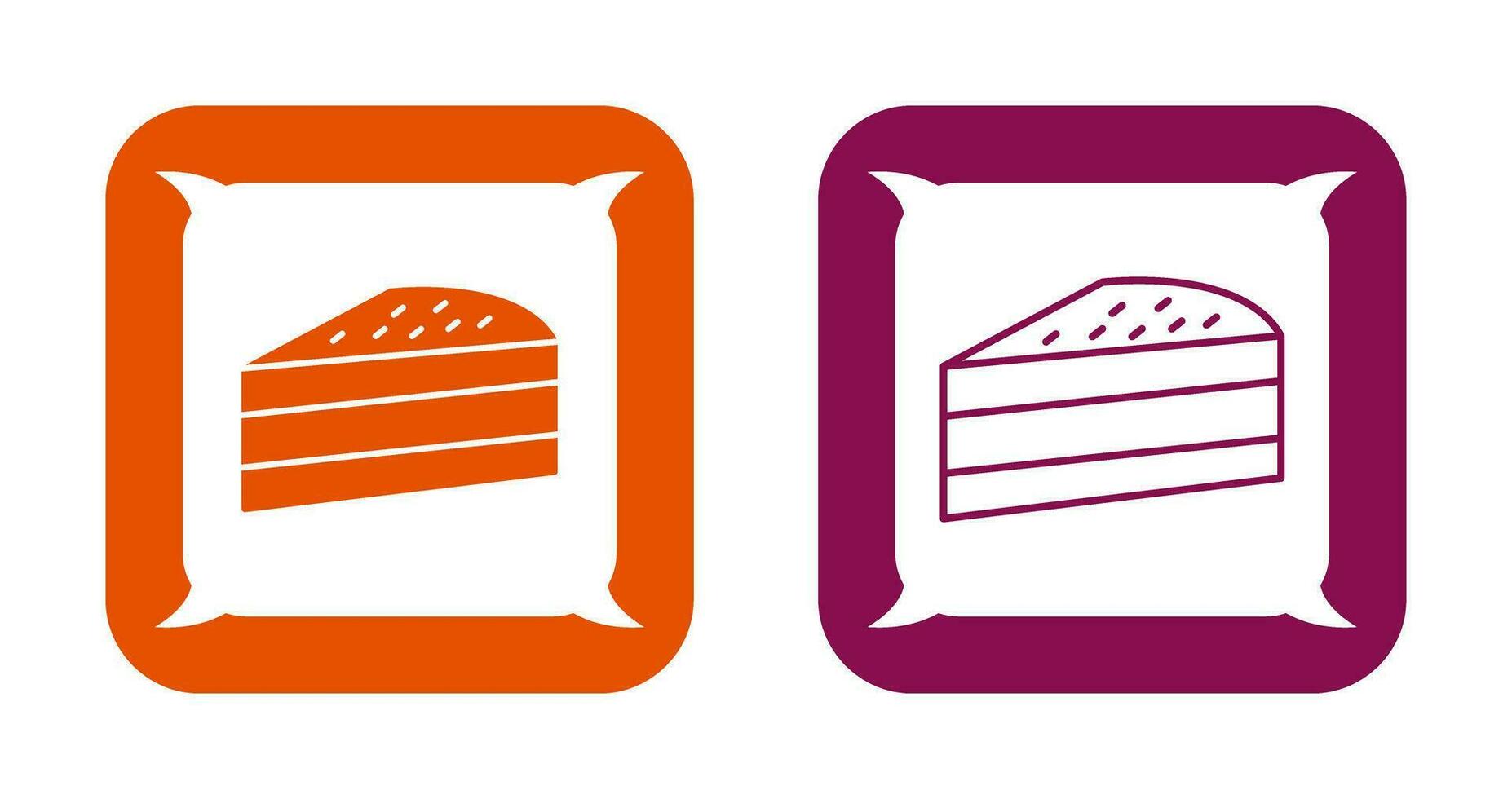 Cake Slice Vector Icon