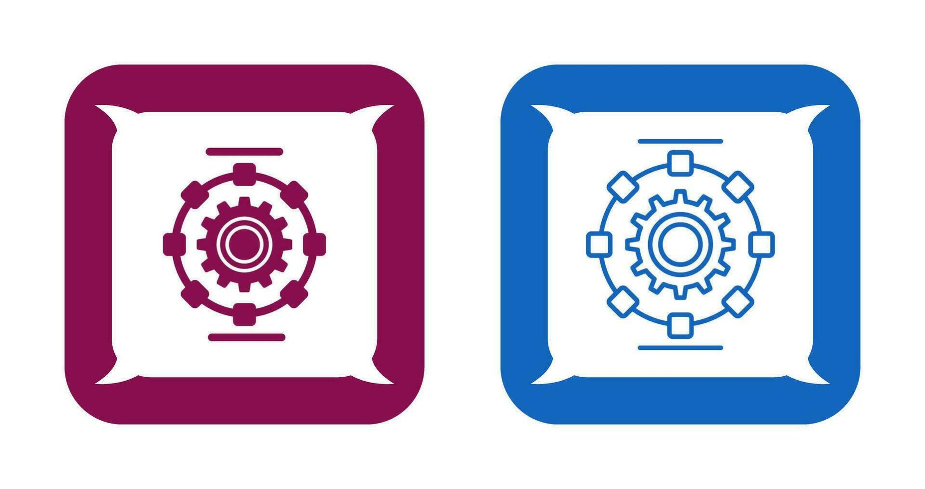 Automated Process Vector Icon