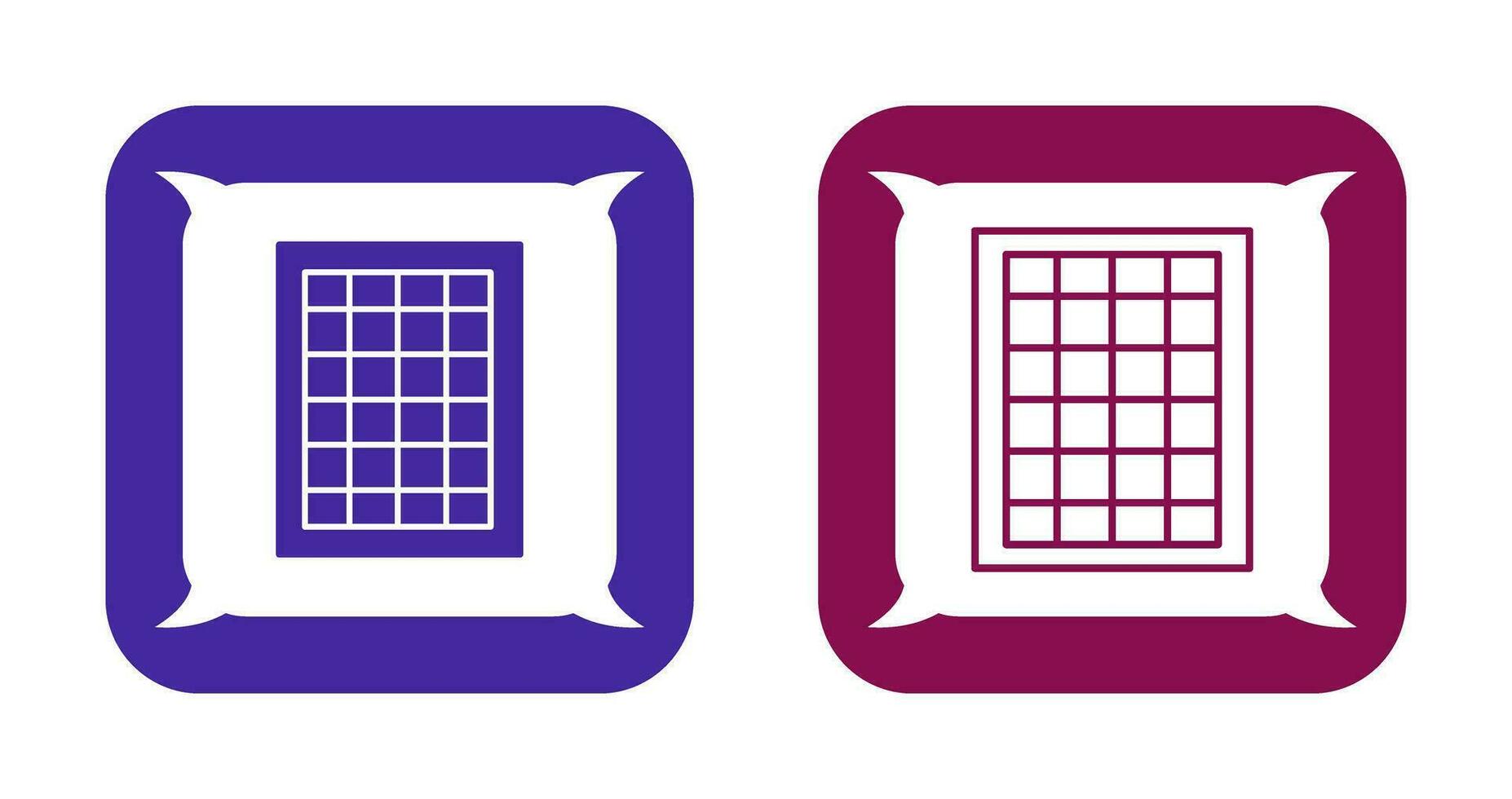 Table of Rates Vector Icon