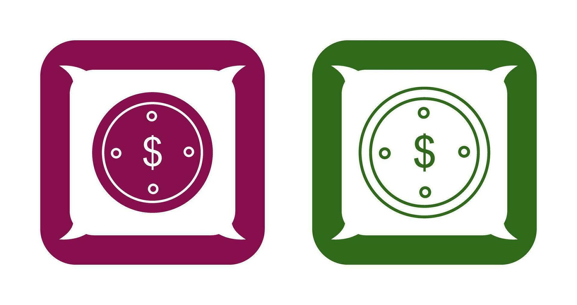 Dollar Coin Vector Icon