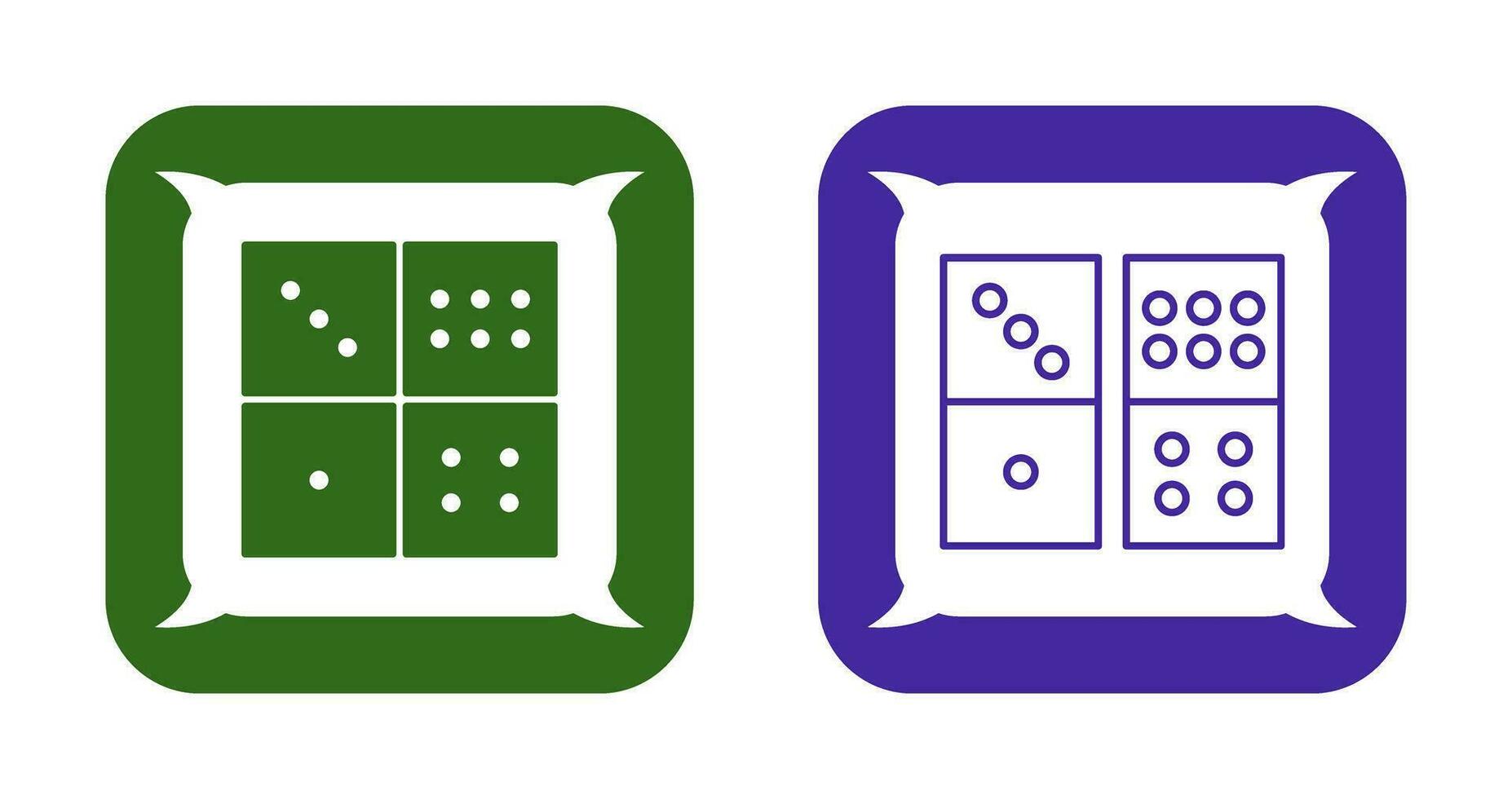 Domino Game Vector Icon