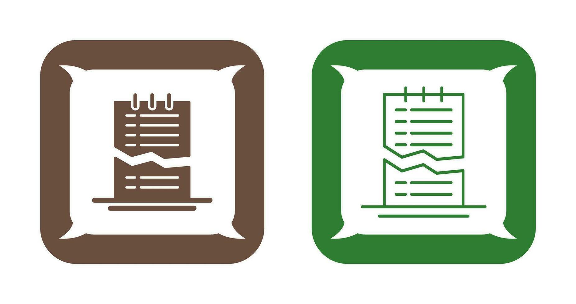 Corrupted List Vector Icon