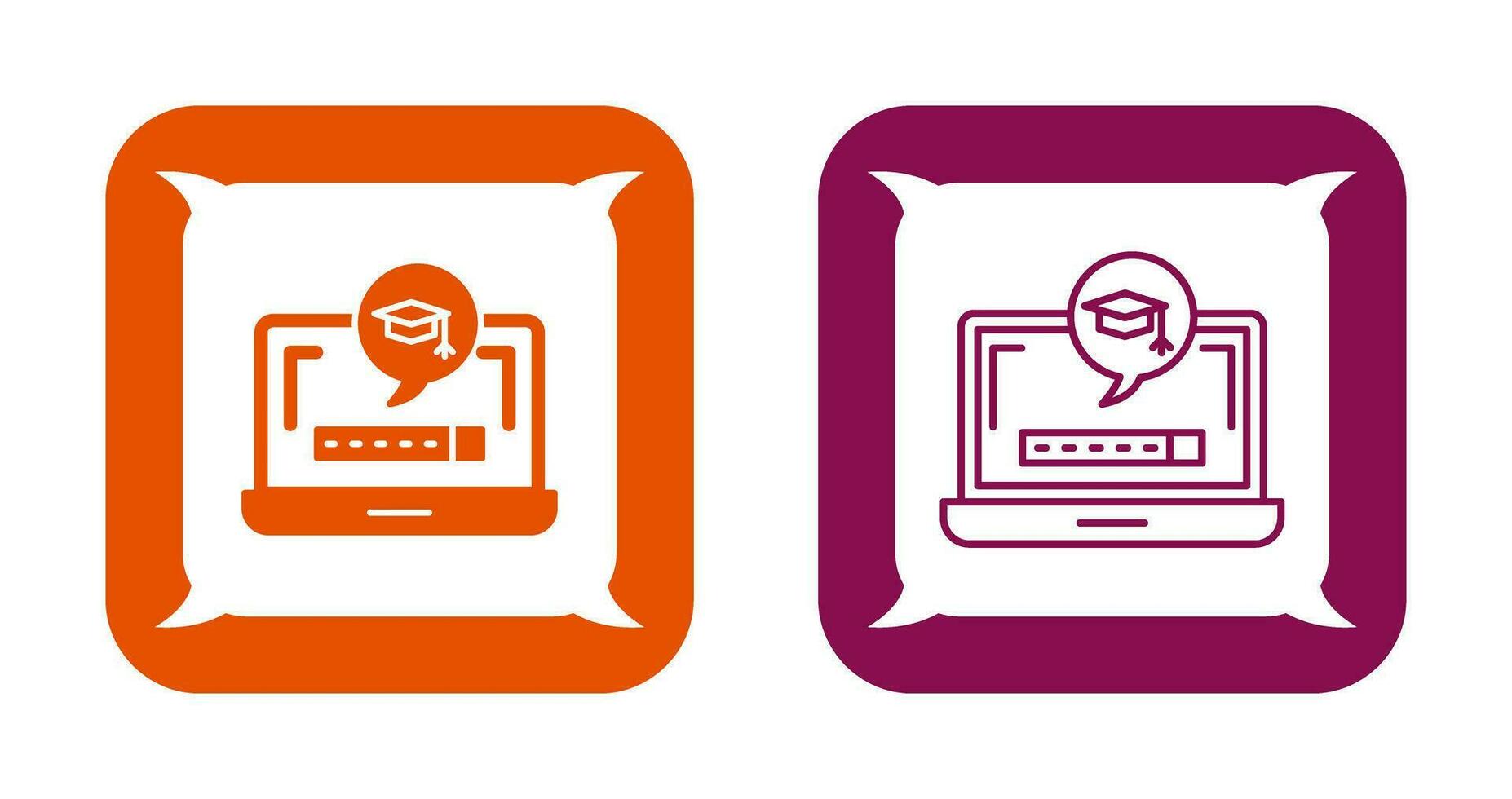 Digital Learning Vector Icon