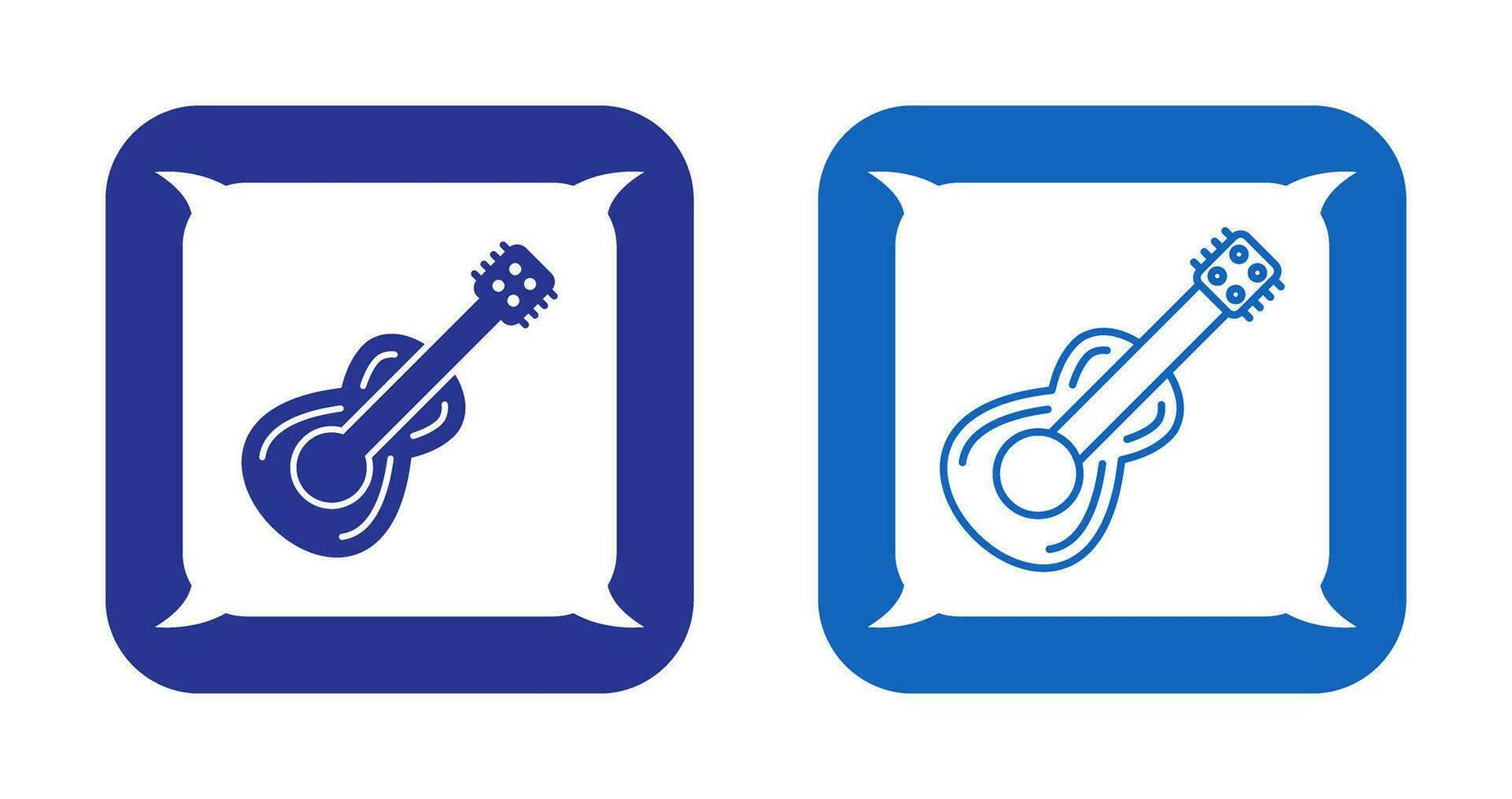 icono de vector de guitarra