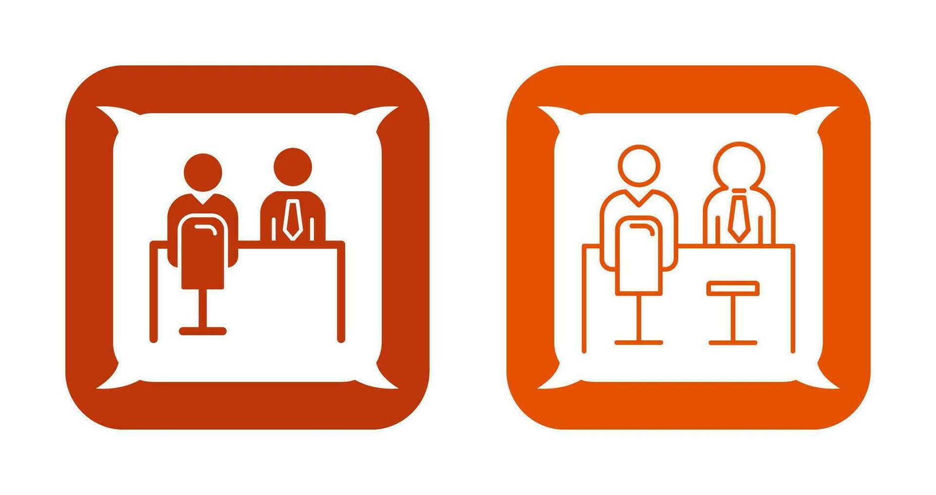 Employee Interview Vector Icon